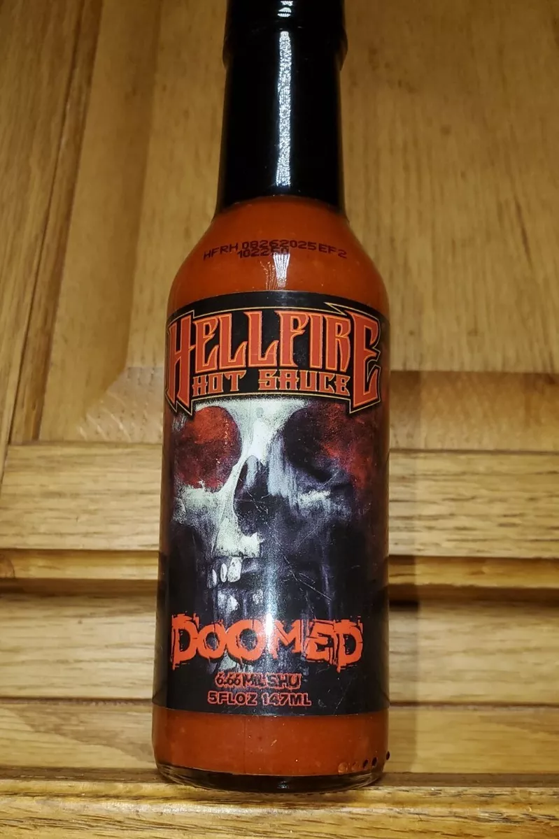 DOOMED - The World's Hottest Sauce at 6.66 million SHU! – Hellfire