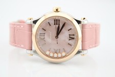 Chopard Happy Sport 18k Rose Gold and Steel 30mm Automatic Watch 278573-6011