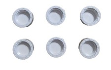 6 Pieces PVC Pipe Fitting Ends 1"