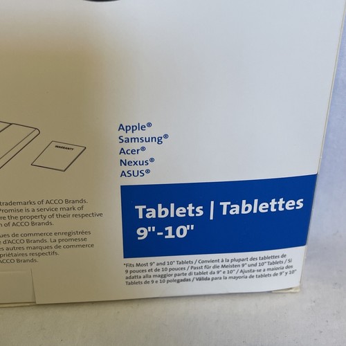 Kensington Blue Universal Folio For 9"-10" Tablet NIB Trapper Keeper by MEAD - Picture 6 of 9