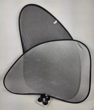 2 Pack Universal Contured Car Window Shade Sunshade Screen Includes Suction Cups