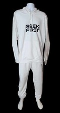 Mens Sweatsuits 2 Piece Hoodie Tracksuit Sets Casual Pants Jogging Suits Size XL
