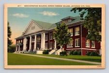 JC1 Administration Building Carson-Newman College Tennessee Postcard Linen