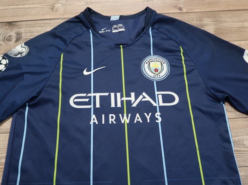 ⚽Camiseta de fútbol Nike Manchester City de Bruyne 2018, para hombre talla M - Imagen 3 de 16