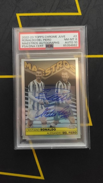 Topps Chrome Juve - Cristiano Ronaldo - Alessandro Del Piero - Dual Auto 24/25