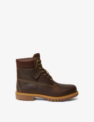 Timberland Herren Premium Stiefel 6 Inch Lace Waterproof - Farbe 214: Dark B