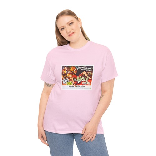 "The Mole People" (1956) Vintage Sci-Fi Adventure Horror Movie Poster T-Shirt - Picture 93 of 109