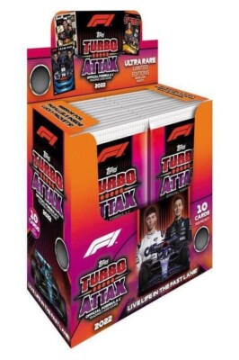 Topps Turbo Attax 2022   Display 24 Booster = 240 Karten NEU