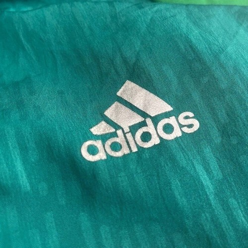 ADIDAS Climalite Green & Teal Track Jacket Mens (L) Zip Lightweight Long Sleeve - Picture 10 of 10