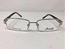 Grimaldi Roma Eyeglasses Frame Italy 2116 GS2 54-17  140 Silver/Brown M482