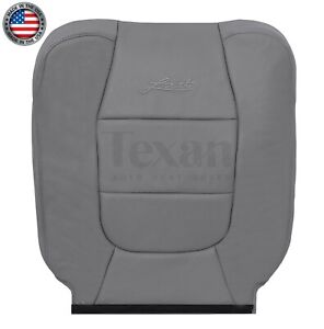 2002 Ford F-150 Lariat Super F150 Driver Side Bottom Leather Seat Cover GRAY 2002 Ford F-150 Lariat Super F150 Driver Side Bottom Leather Seat Cover GRAY