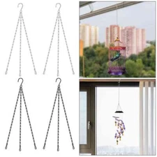 Hanging Flower Basket Chain Plant Pot Hanger Planter Chains Outdoor Garden Decor
