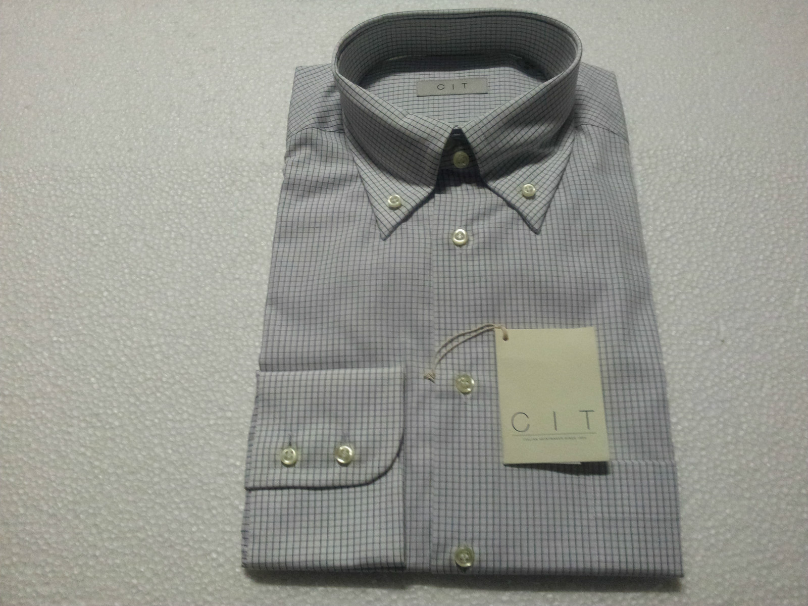 CIT camicia uomo con taschino, 100 % хлопок, СДЕЛАНО В ИТАЛИИ, в вестибюле regolare