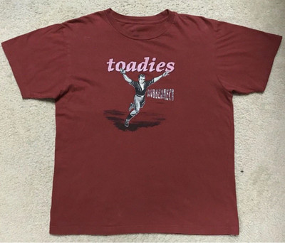 Toadies Band Rubberneck Tour Maroon T-Shirt 100% Cotton Unisex