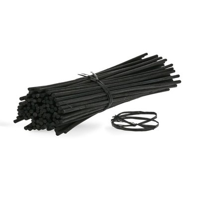 Duftstäbchen black für Raumduft - 100 Stück - Rattanstäbchen für Aroma Diffuser