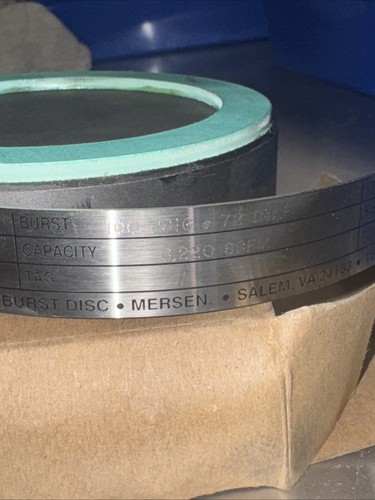 New GEIB GRAPHILOR BURST DISK 2 INCH, SERIES 3, 100 PSIG S3-02100, LO1 - Picture 7 of 9