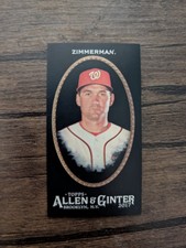 RYAN ZIMMERMAN 2017 Topps Allen & Ginter A&G X Black Mini #228 Card PWE