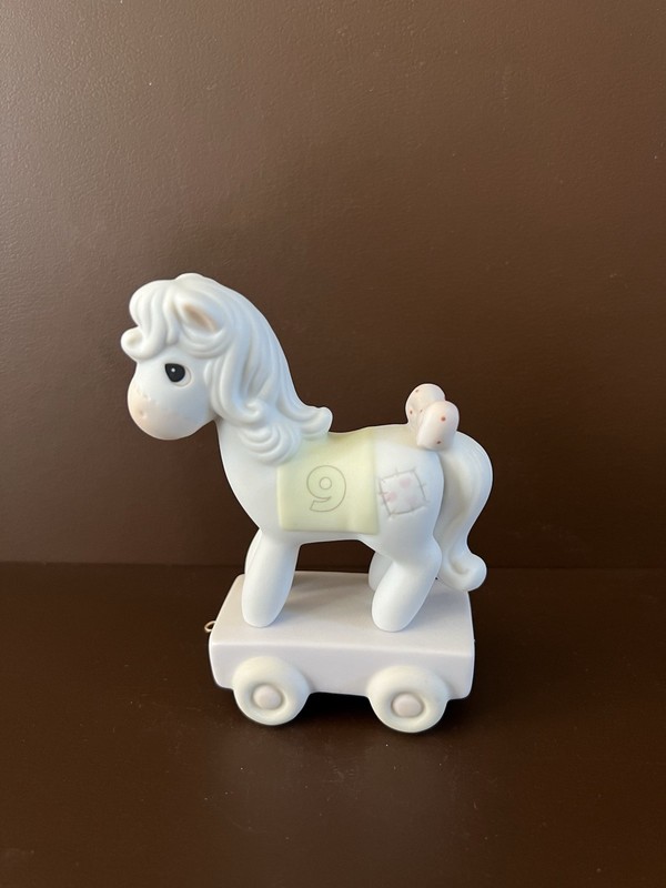 Precious Moments Birthday Train “Being Nine Is Just Divine” Pony Age 9 #521833