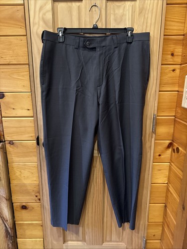 Hagar Men’s Dress Pants Lot 39/29 Gray Khaki (2) Very Nice Condition L@@K - Picture 5 of 8