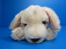 FAO Schwarz Floppy Golden Labrador Retriever Puppy Dog Plush 10"