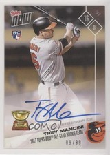 2017 Now Topps Online Exclusive Off-Season 9/99 Trey Mancini #OS-16B Auto z1r