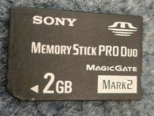 Sony MS-MT2G 2GB Mark2 Magic Gate Memory Stick Pro Duo Memory Card Sony PSP