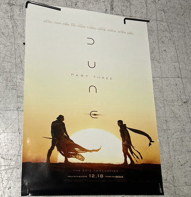 Dune: Part Three movie studio poster 27x40