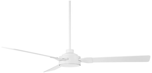 60" Casa Vieja Invictus Matte White Damp Ceiling Fan with Remote - Picture 8 of 10