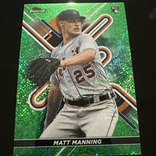 Matt Manning Topps Finest 2022 RC /125 Detroit Tigers
