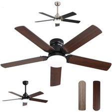 42inch Ceiling Fans With Light and Remote Control Quiet Motor 6 Speeds Bedroom
