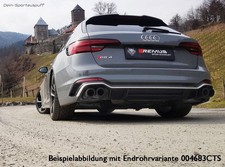 Remus Duplex Anlage ab Kat Audi RS4 B9 Avant Typ 8W je 2x84mm Carbon