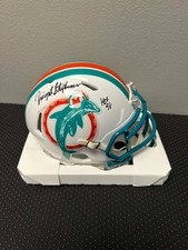 Dwight Stephenson Miami Dolphins SIGNED Old School Mini Helmet w/ Schwartz Cert