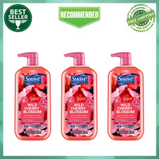 ( 3 Pack ) Suave Essentials Gentle Liquid Body Wash, Wild Cherry Blossom, 30 oz 0.57 per gallon