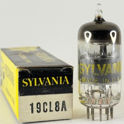 (1) Tested Sylvania 19CL8A Tube with Box Date Code RAA Triode Pentode Tube