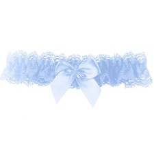 Blue Garters Bride Wedding Garter Set Bridal Leg Thigh Accessory
