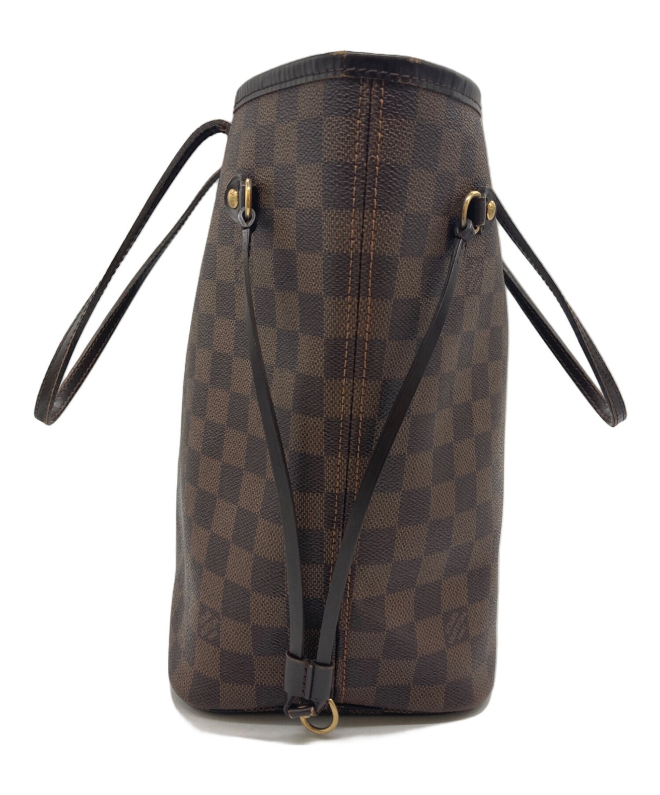 Authentic LOUIS VUITTON Brown N51105 Tote Bag Coated Canvas SK0892 thumbnail 2