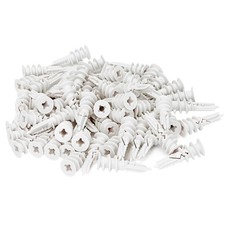 100 Pcs Self Drilling Drywall Anchors Screws No Included , Plastic Anchors for