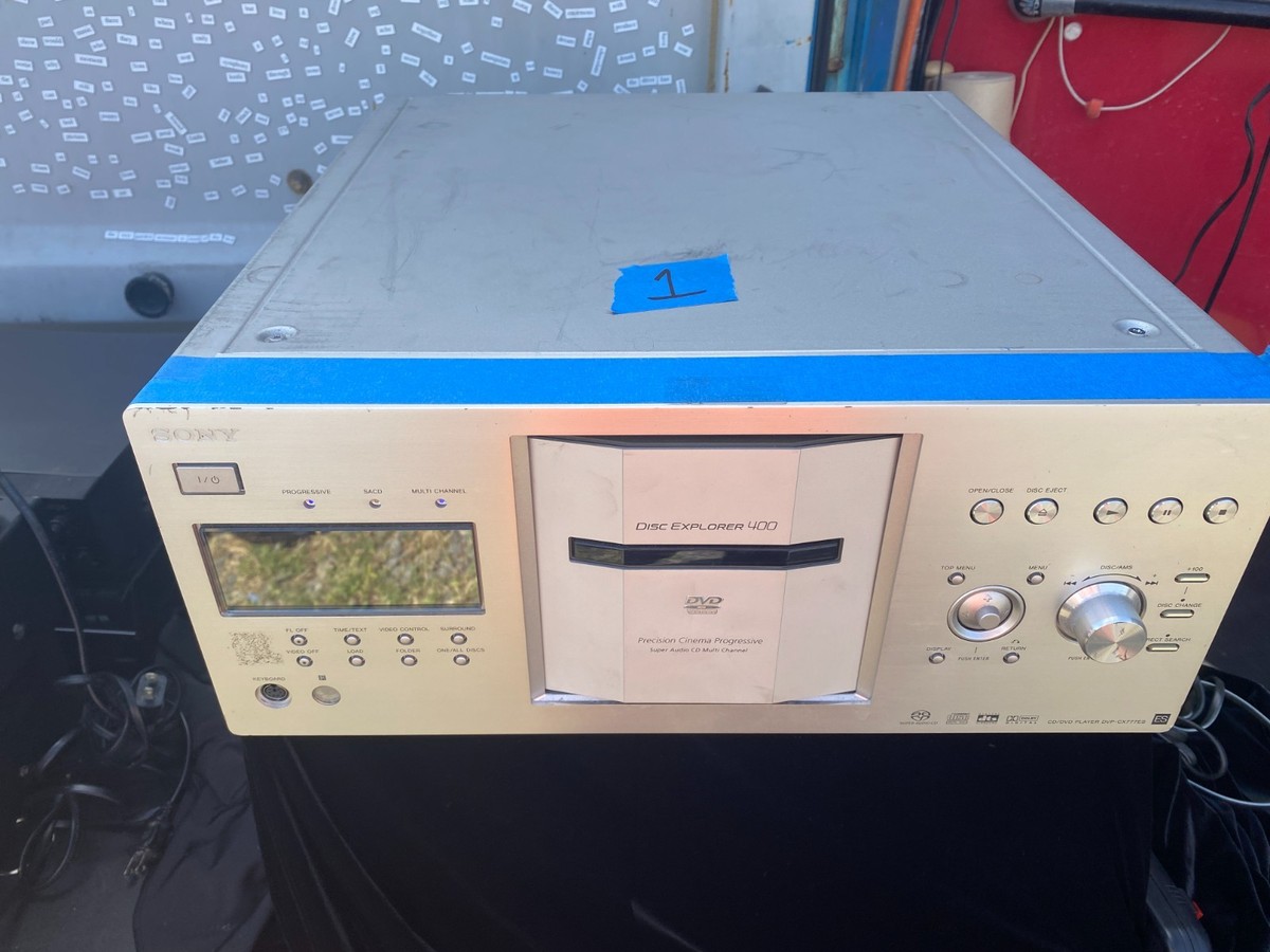 Sony DVP-CX777ES 400 Disc DVD SACD CD Changer Player ES Series