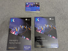 CIMA Management Level – E2 Managing Performance Study Text Bundle (Kaplan)