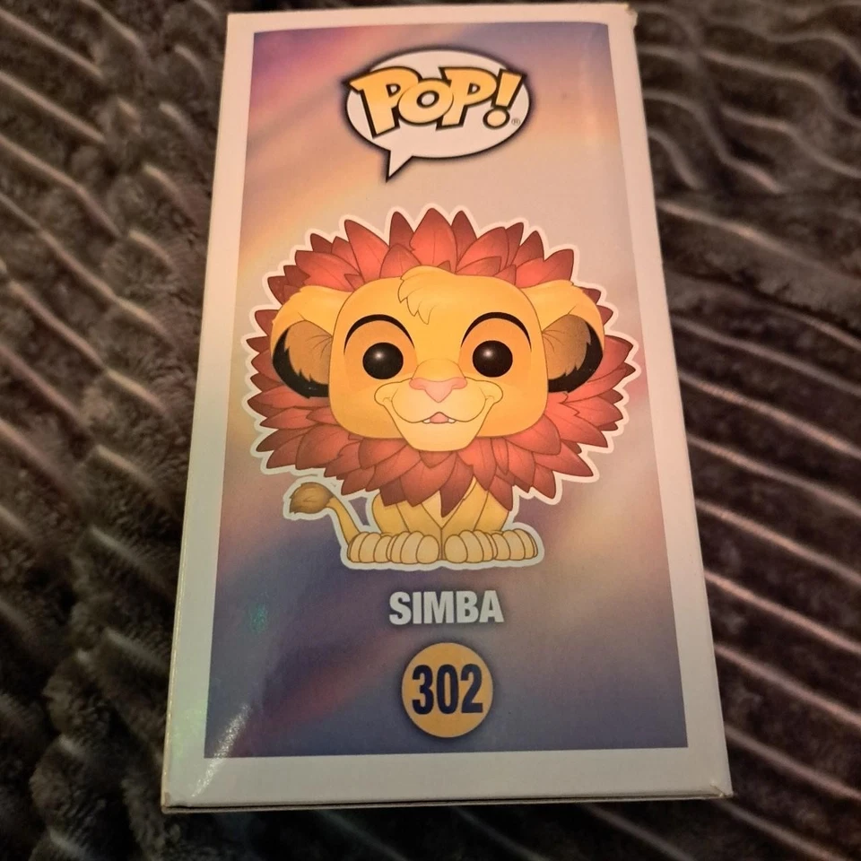 Funko Pop! Disney Lion King Simba #302 Flocked Edition - Image 4 of 4