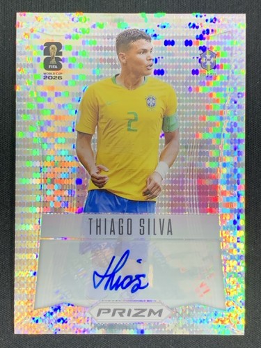 Thiago Silva 2026 Panini Prizm FIFA World Cup 2012 Throwback Preferred Auto -wd3