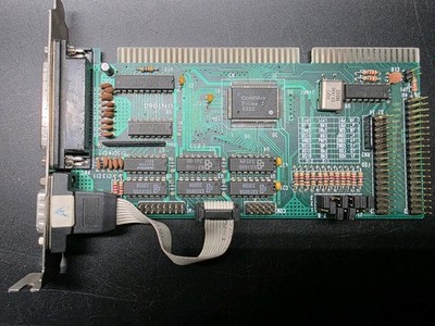Micro Equipment UN-1063 ISA Multi-I/O IDE Floppy Controller (retro, 1993)