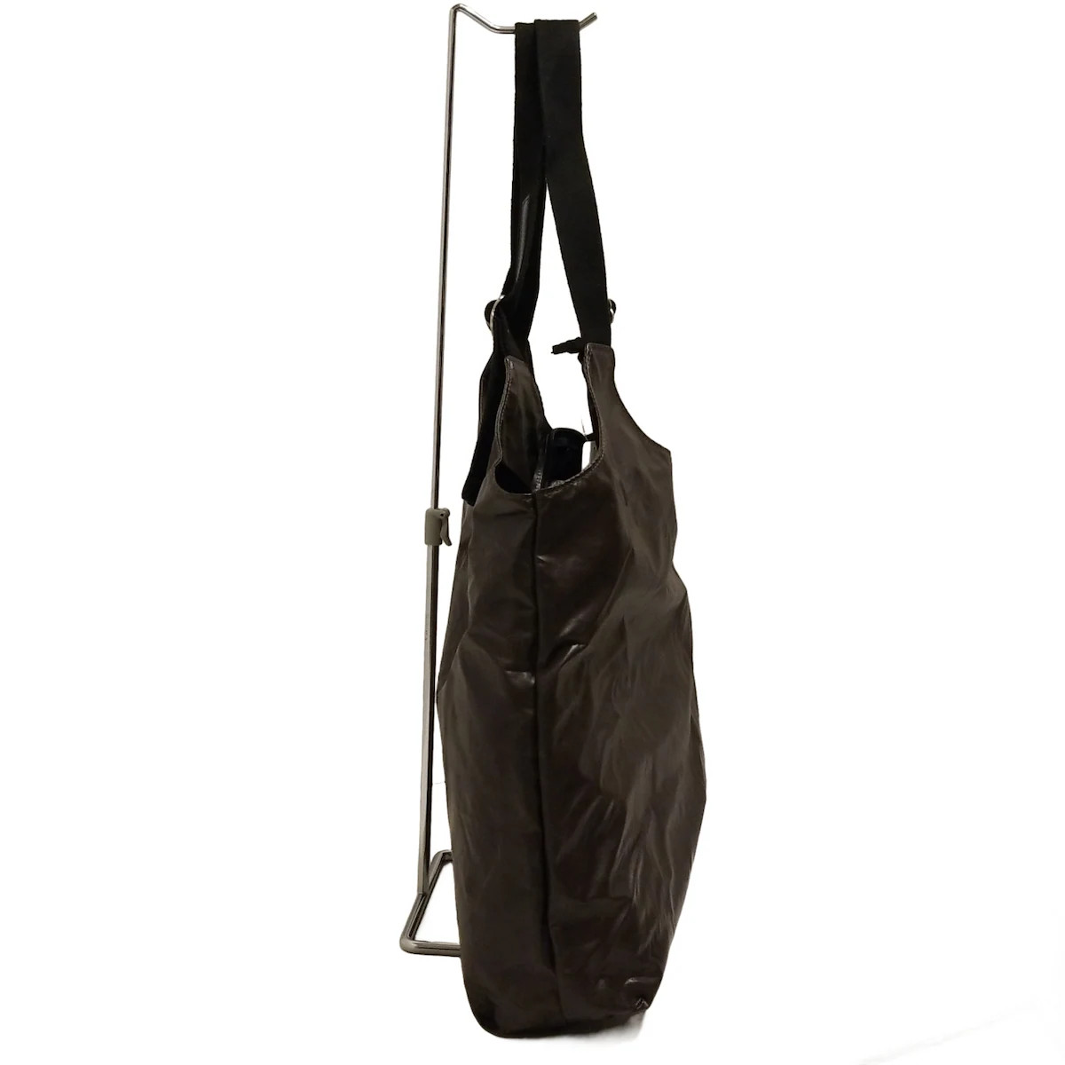 Auth jack gomme - Dark Brown Black Chemical Fiber Shoulder Bag