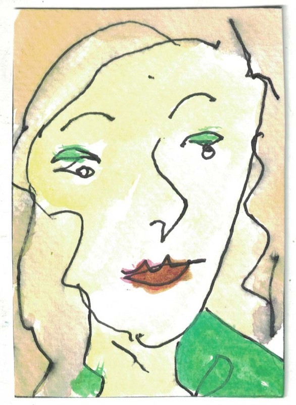 ACEO "Love" 2.5" by 3.5" Original Art