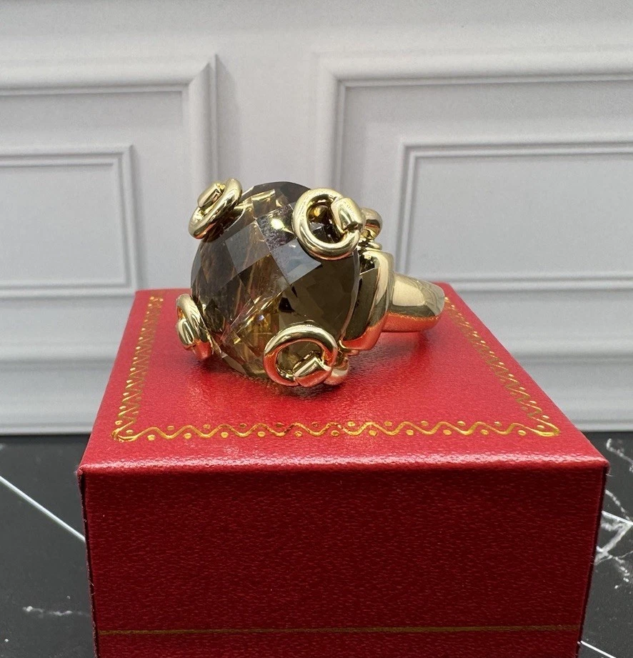 Gucci Gemstone Ring Yellow Gold Fine Rings for sale | eBay