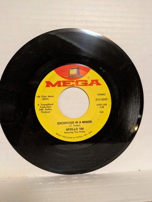 45 ~ Apollo 100: ''Joy / Excercise In A Minor'' 1971 Mega (NM)