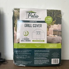 Patio Companion Essential, 53”  BBQ Grill Cover Weather Resistant-Hunter Green