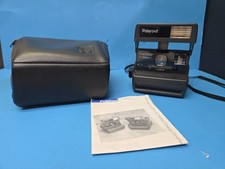  AS IS Polaroid One Step Close Up 600 Instant Camera with bag and manual