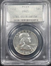 1956 50C, FBL (Regular Strike) Franklin Half Dollar - PCGS CoinFacts
