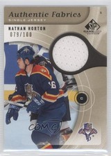 2005 SP Game Used Edition Authentic Fabrics Gold 79/100 Nathan Horton #AF-NH 1x1